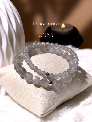 Bracelet Victoria - Labradorite 6/8mm_Bracelets Victoria_OLUNA_