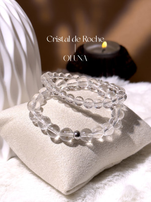 Bracelet Victoria - Cristal de Roche 6/8mm_Bracelets Victoria_OLUNA_