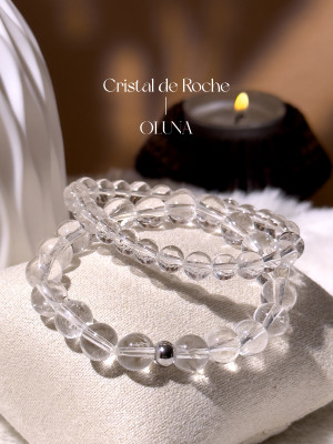 Bracelet Victoria - Cristal de Roche 6/8mm_Bracelets Victoria_OLUNA_