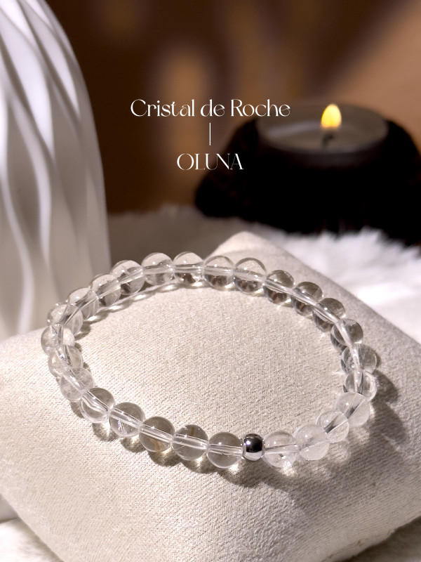 Bracelet Victoria - Cristal de Roche 6/8mm_Bracelets Victoria_OLUNA_