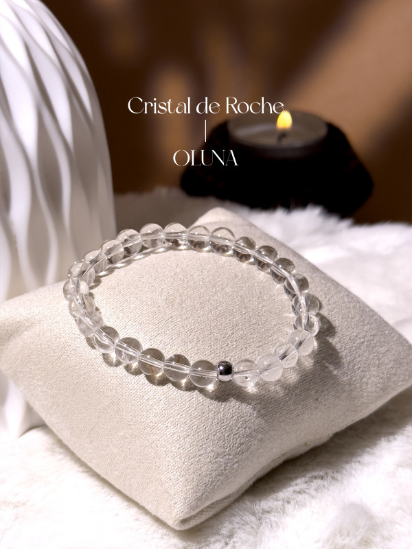 Bracelet Victoria - Cristal de Roche 6/8mm_Bracelets Victoria_OLUNA_