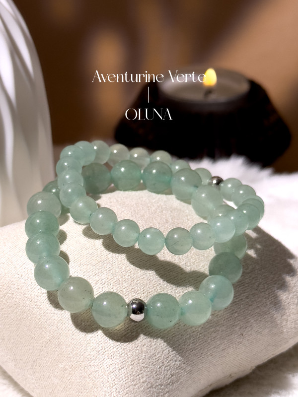 Bracelet Victoria - Aventurine Verte 6/8mm_Bracelets Victoria_OLUNA_