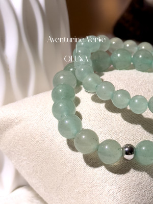 Bracelet Victoria - Aventurine Verte 6/8mm_Bracelets Victoria_OLUNA_