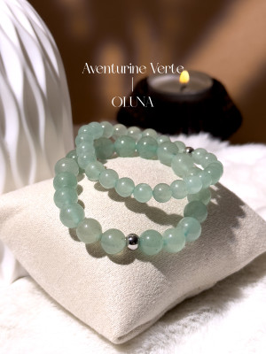 Bracelet Victoria - Aventurine Verte 6/8mm_Bracelets Victoria_OLUNA_