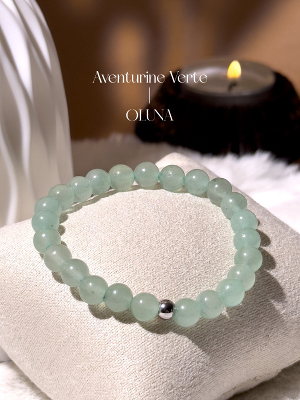 Bracelet Victoria - Aventurine Verte 6/8mm_Bracelets Victoria_OLUNA_