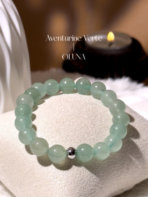 Bracelet Victoria - Aventurine Verte 6/8mm_Bracelets Victoria_OLUNA_