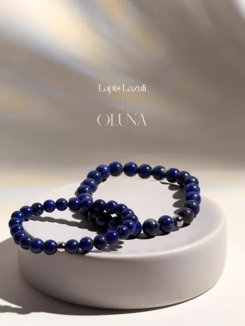 Bracelet Victoria - Lapis Lazuli 6/8mm