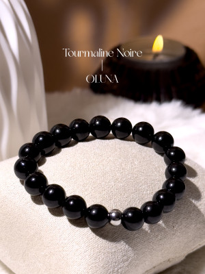 Bracelet Victoria - Tourmaline Noire 6/8mm_Bracelets Victoria_OLUNA_