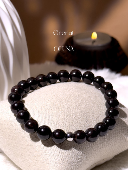 Bracelet Mia - Grenat 6/8mm_Bracelets Mia_OLUNA_