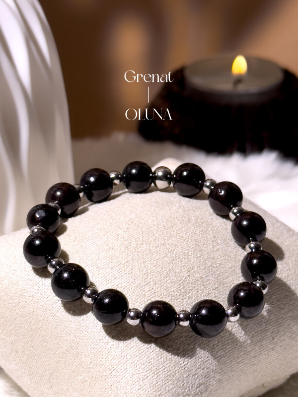 Bracelet Mia - Grenat 6/8mm_Bracelets Mia_OLUNA_