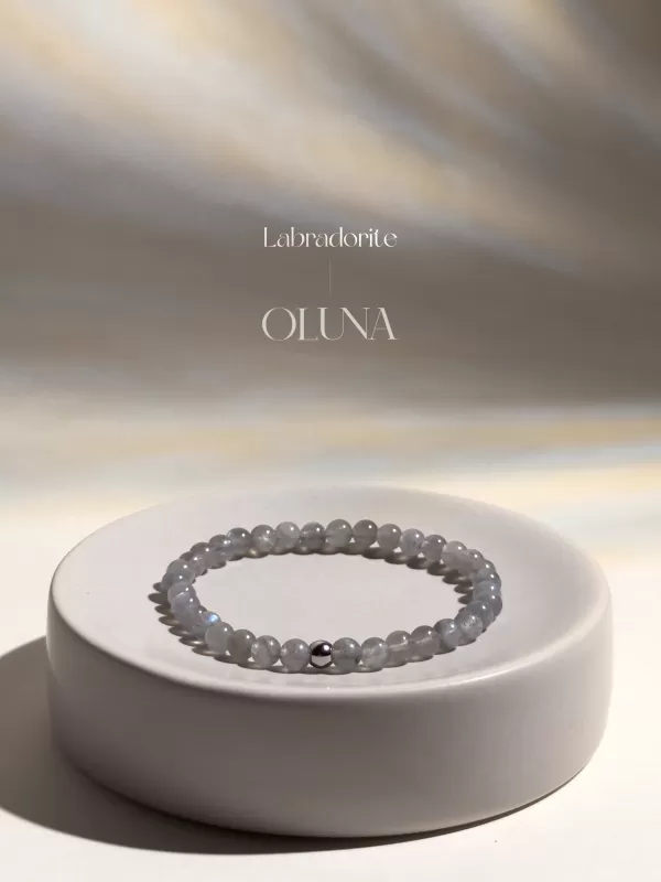 OLUNA|Bracelet Victoria - Labradorite 6/8mm|Bracelets collection Victoria by OLUNA