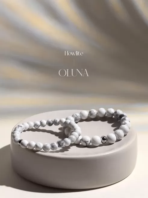 Bracelet Victoria - Howlite 6/8mm