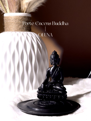 Porte encens Buddha rond - 10cm_OLUNA_OLUNA_