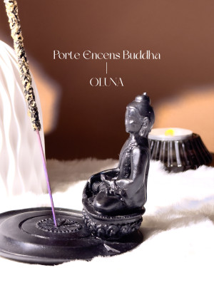 Porte encens Buddha rond - 10cm_OLUNA_OLUNA_