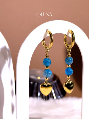 Créoles Apatite Bleue